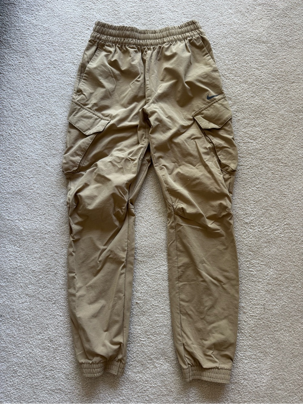 Nike Boys Khaki Cargo Jogger Pants